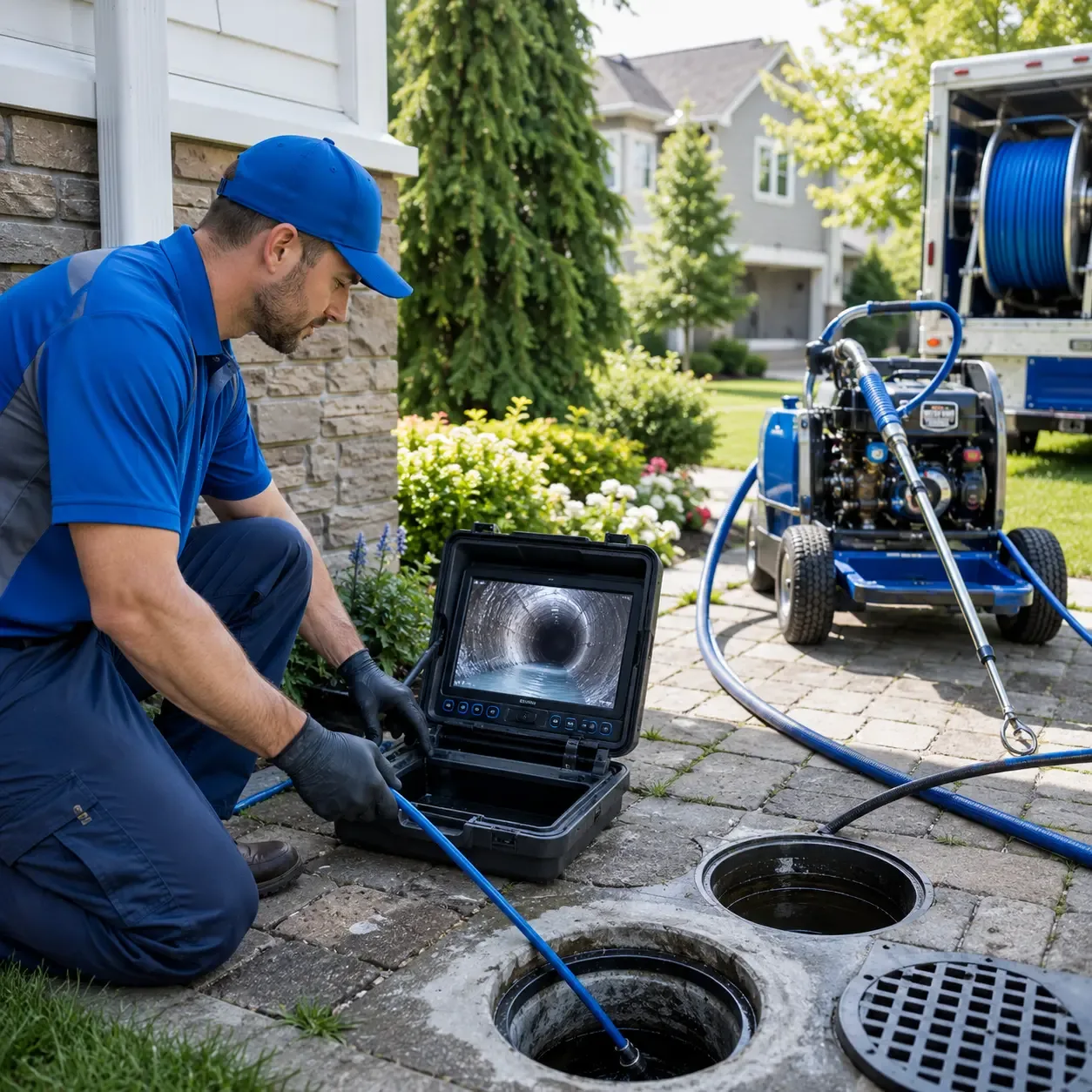 Outdoor drain cleaning professionals serving Gloucester City, NJ